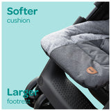 Moon Aria Baby Stroller - Black