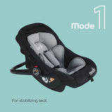 Moon Bibo Baby Car Seat - Black