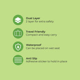 Moon Disposable Toilet Seat Cover - Dino ( 66 X 63 Cm) - 20pcs