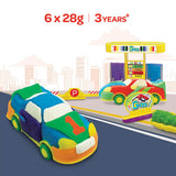 Moon Kids Dough Car Set - Set of 6