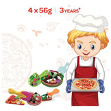 Moon Kids Dough Pizza Treats Set - Set of 4