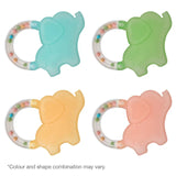 Moon Animal Teether Rattle Toy - Elephant