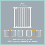 Moon Safety Gate 74.5-86 Cm