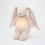 Moonie 2.0 Organic Humming Bunny Friend with Lamp - Rose