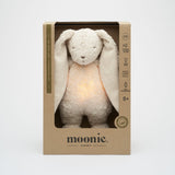 Moonie 2.0 Organic Humming Bunny Friend with Lamp - Sand
