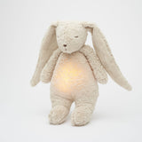 Moonie 2.0 Organic Humming Bunny Friend with Lamp - Sand
