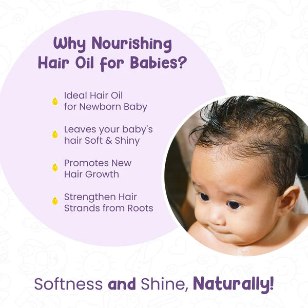 Mother Sparsh Baby Hair Oil - 100ml - Laadlee