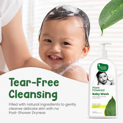 Mother Sparsh Plant Powered Baby Wash - 400ml