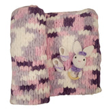 Pikkaboo HeavenlyHugs Miss Rabbit Crochet Teether, Booties and Blanket Set