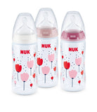 Nuk FC Bottle set Silicone Teat Orthodontic Anti-Colic - Girl
