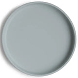 Mushie Classic Silicone Suction Plate Stone - Laadlee