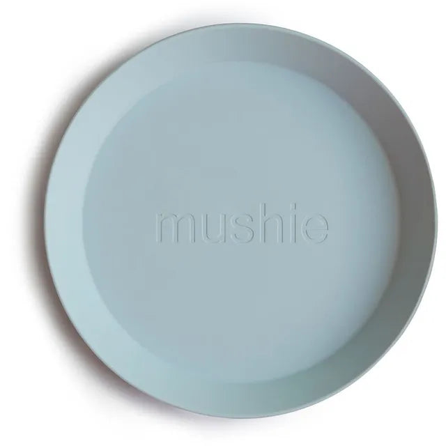 Mushie Dinner Bowl Round Powder Blue - Laadlee