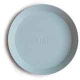 Mushie Dinner Bowl Round Powder Blue - Laadlee