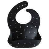 Mushie Silicone Bib Black Numbers - Laadlee