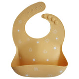 Mushie Silicone Bib Sun Orange - Laadlee