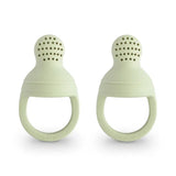 Mushie Silicone Fresh Food Feeder 2-Pack Sage