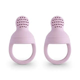 Mushie Silicone Fresh Food Feeder 2-Pack Soft Lilac