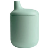 Mushie Silicone Sippy Cup Cambridge Blue - Laadlee