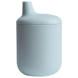 Mushie Silicone Sippy Cup Powder Blue - Laadlee