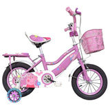 MYTS 12-inch Peppa Peg Stylish Double Seat Bicycle - Dark Pink