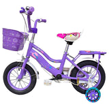 MYTS 12-inch Peppa Peg Stylish Double Seat Bicycle - Purple