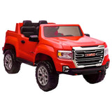 MYTS 12V GMC Licensed Rideon Canyon AT4 Truck - Red