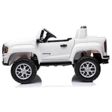 MYTS 12V GMC Licensed Rideon Canyon AT4 Truck - White