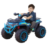 MYTS ATV Quad Boys Ride-On 4-Wheeler Quad Bike 12V - Blue