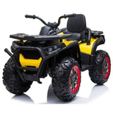 MYTS 12V Kids Electric ATV Quad Ride On - Yellow