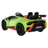 MYTS 12V Lamborghini Licensed Huracan STO Kids Rideon Car - Green