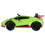 MYTS 12V Lamborghini Licensed Huracan STO Kids Rideon Car - Green