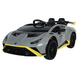MYTS 12V Lamborghini Licensed Huracan STO Kids Rideon Car - Grey