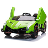 MYTS 12V Lamborghini Veneno 2 Seater Ride On Car - Green