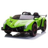 MYTS 12V Lamborghini Veneno 2 Seater Ride On Car - Green
