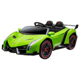 MYTS 12V Lamborghini Veneno 2 Seater Ride On Car - Green