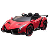 MYTS 12V Lamborghini Veneno 2 Seater Ride On Car - Red
