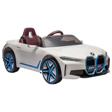 MYTS 12V Licensed BMW I4 Kids Car - Silver