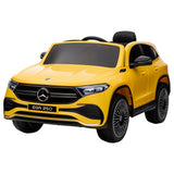 MYTS 12V Licensed Eqa Mercedes Benz Rideon Car - Yellow