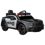 MYTS 12V Police Dodge Kids Rideon Car - Black