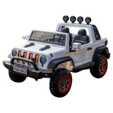 MYTS 12V Rideon Azure Electric Jeep - White