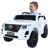 MYTS 12V Super Sport Nissan Patrol Rideon For Kids - White