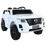 MYTS 12V Super Sport Nissan Patrol Rideon For Kids - White