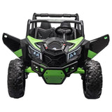 MYTS 12V UTV SXS Kids Turbo Buggy With  Suspension - Green
