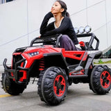 MYTS 12V Wrath Electric Kids Rideon Jeep - Red