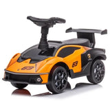 MYTS 2-In-1 Lamborghini Kids Push Along Ride On - Orange