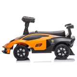 MYTS 2-In-1 Lamborghini Kids Push Along Ride On - Orange