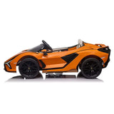MYTS 2-Seater Lamborghini Sian Ride-On Car 12V - Orange