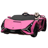MYTS 2-Seater Lamborghini Sian Ride-On Car 12V - Pink