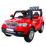MYTS 2WD Dual Drive Jeep for Kids - Red