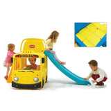 MYTS 3-in-1 Little School Bus Slide Play Set - Yellow